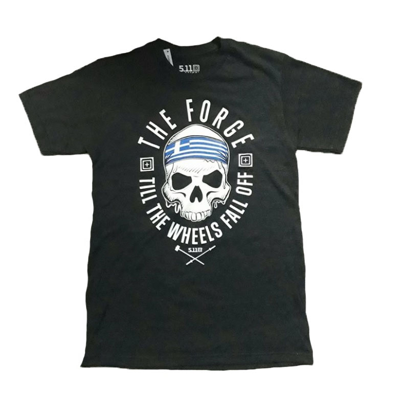 Κοντομάνικο "Till The Wheels Fall Off" Greek Flag της 5.11 Tactical Series TAC34630 trazeras|TAC34630