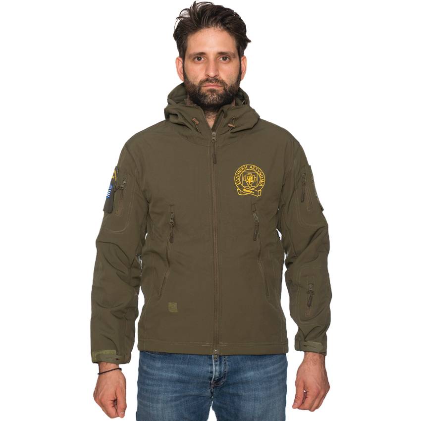 Αδιάβροχο Softshell Συνοριοφυλάκων με Αφαιρούμενα Διακριτικά της KSMB50549 trazeras|SMB50549