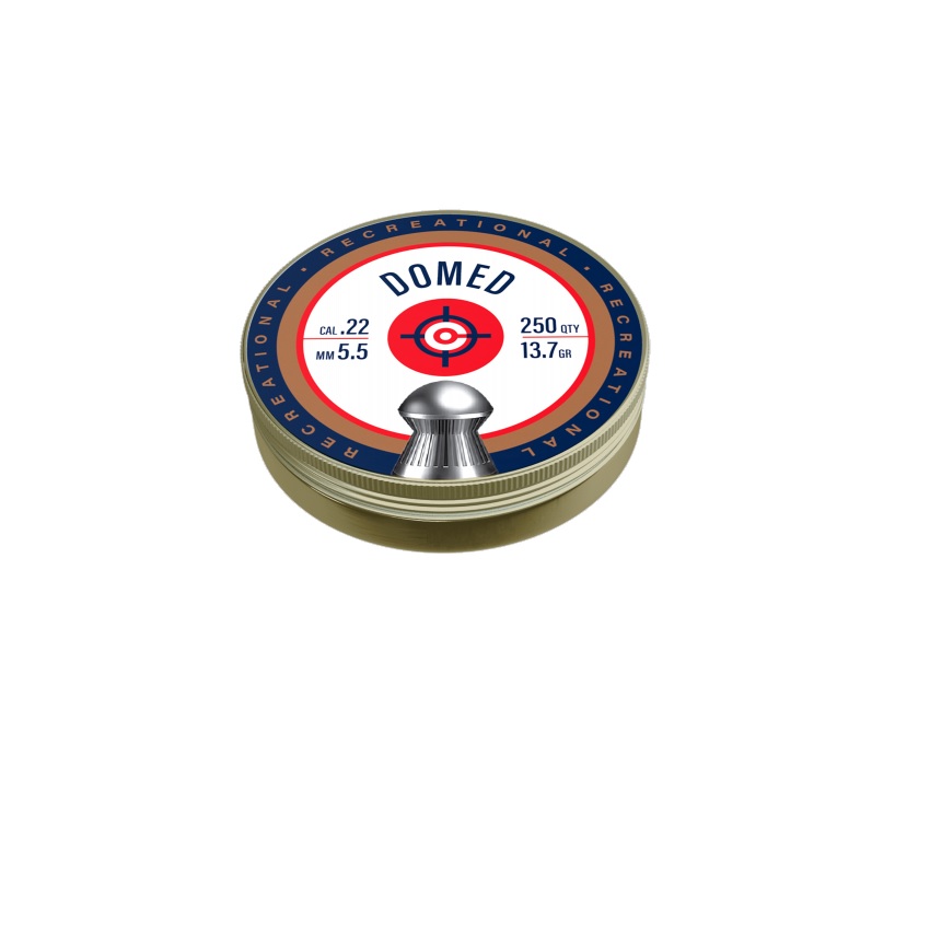Βλήματα Αεροβόλου 5,5mm / 14.3 gr Domed με Στρογγυλή Κεφαλή, 250τμχ. της Crosman KIR60229 trazeras|KIR60229
