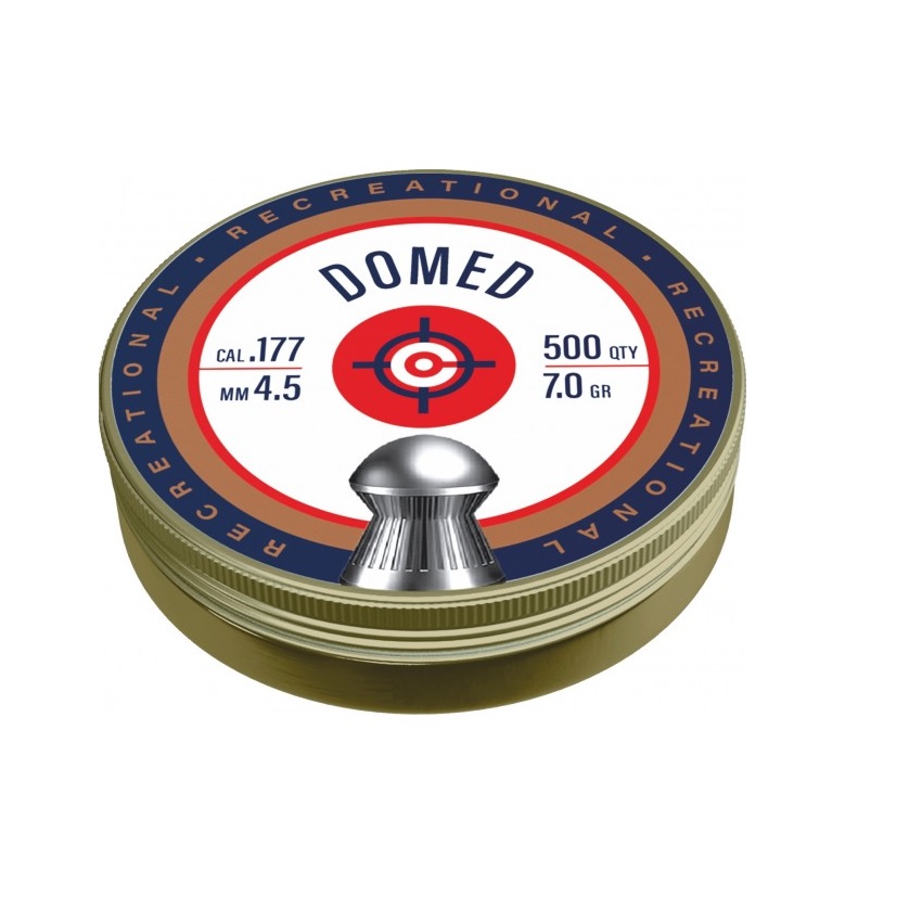Βλήματα Αεροβόλου 4,5mm / 7gr Domed με Στρογγυλή Κεφαλή, 500τμχ. της Crosman KIR60228 trazeras|KIR60228