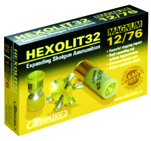Μονόβολα Φυσίγγια 32g Magnum Hexolit 12/76 Cal. της DDupleks DIS04706 trazeras|DIS04706