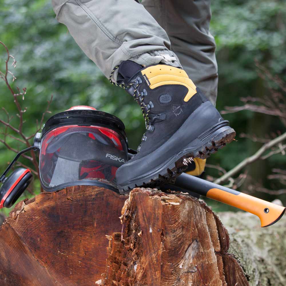 Μπότες Yλοτομίας Protector Alpin S2, High 8'' (Black/Yellow) της Haix HAI26977 trazeras|HAI26977
