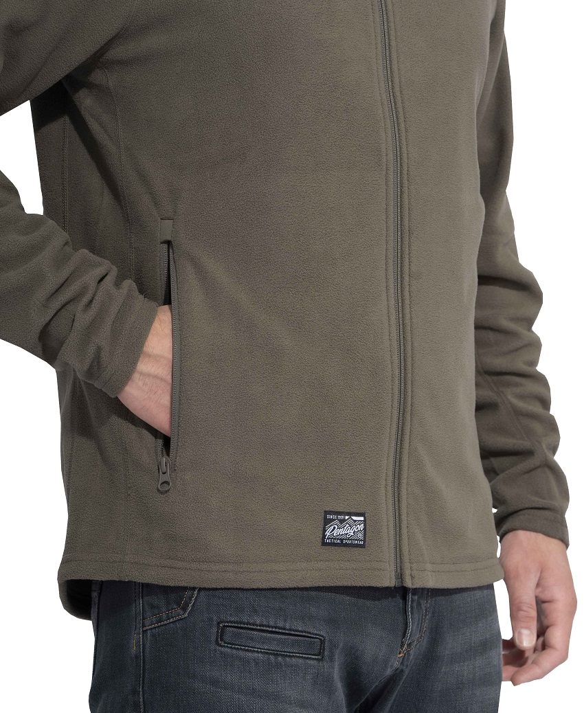 Ζακέτα Fleece Arkos (Black) της Pentagon PEN60248 trazeras|PEN60248