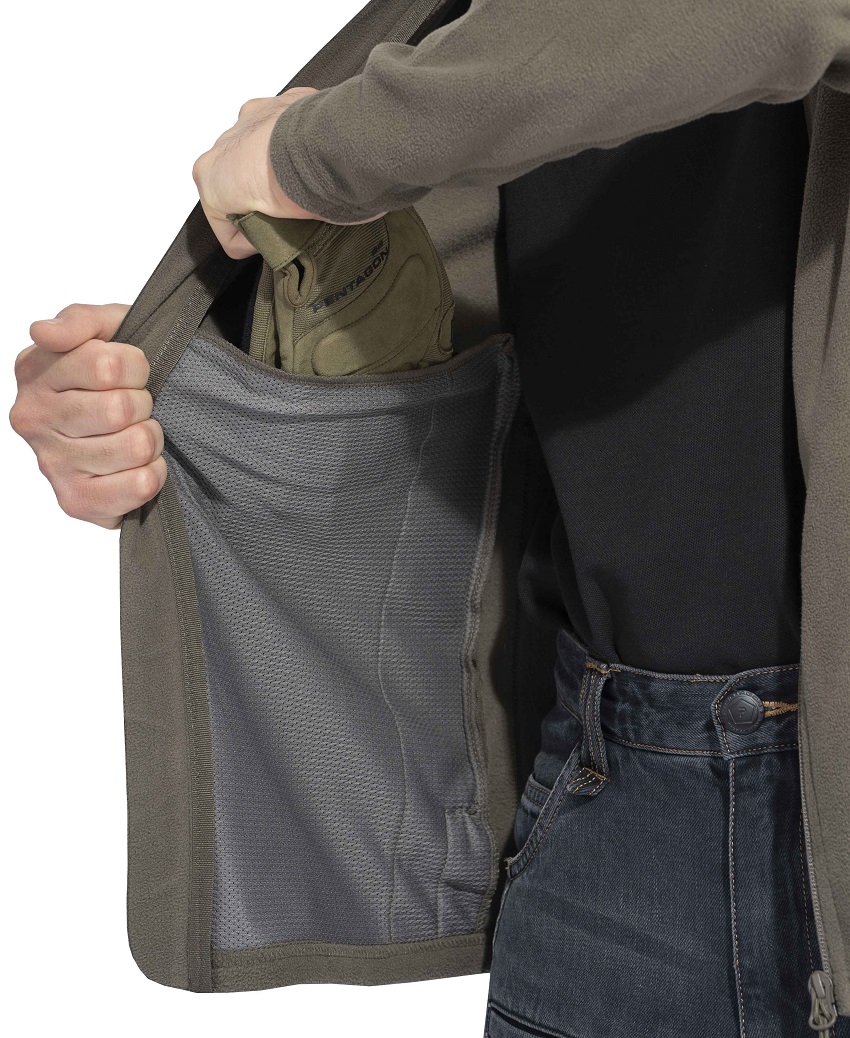 Ζακέτα Fleece Arkos (Black) της Pentagon PEN60248 trazeras|PEN60248