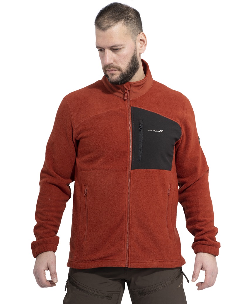 Τζάκετ Athos 2.0 Double Micro Fleece (Midnight Blue) της Pentagon PEN56165 trazeras|PEN56165