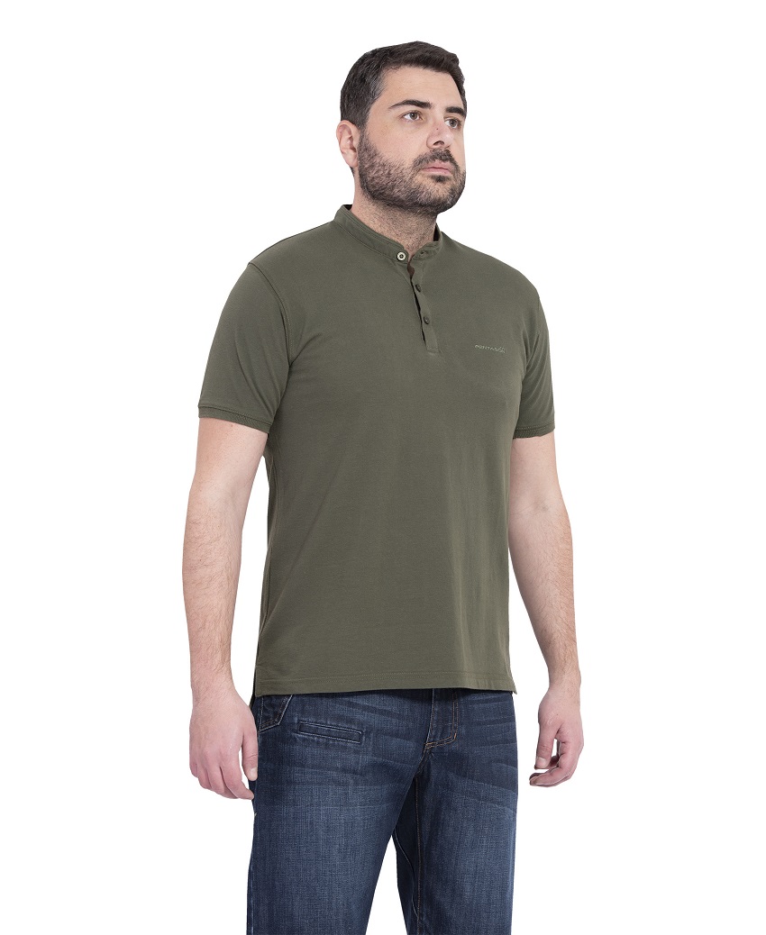 Μπλουζάκι Levantes Henley (Tan Brown) της Pentagon PEN59379 trazeras|PEN59379