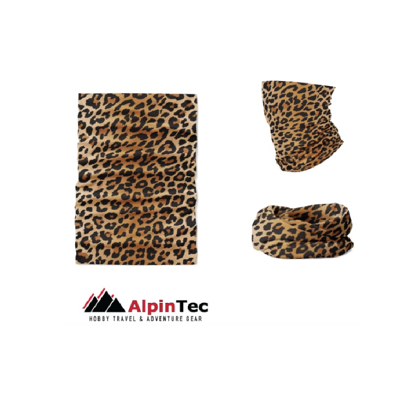 Πολυλειτουργικό Μαντήλι Leopard της Alpin KREO60032 trazeras|REO60032