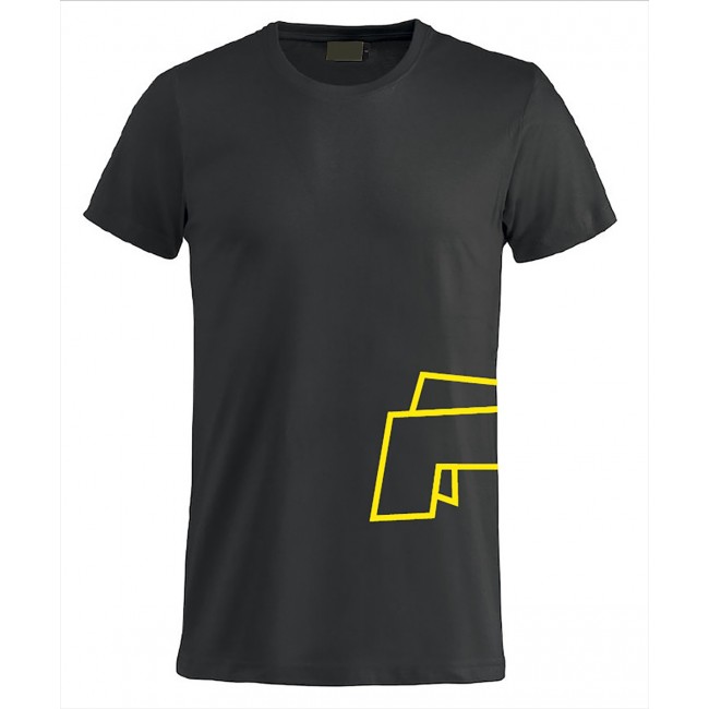 Βαμβακερή Κοντομάνικη Μπλούζα T-Shirt Sprint (Mάυρο) της Zotta Forest GOR59226 trazeras|GOR59226