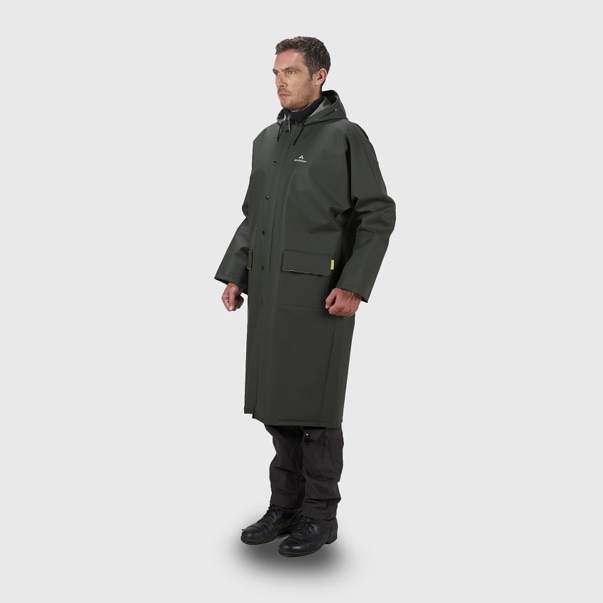 Αδιάβροχη Καμπαρντίνα με Κουκούλα Strutter Flex X Long της Anorak ANO59204 trazeras|ANO59204