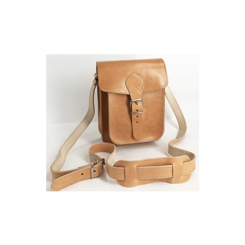 Δερμάτινη Τσάντα Unisex Χιαστί Mod.606 (Φυσικό) της Kouros KOU47130 trazeras|KOU47130