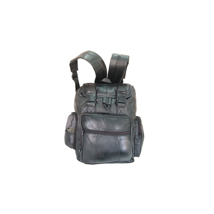 Δερμάτινο Σακίδιο Πλάτης Mod.BP-039 (Mαύρο) της Kouros KOU47144 trazeras|KOU47144