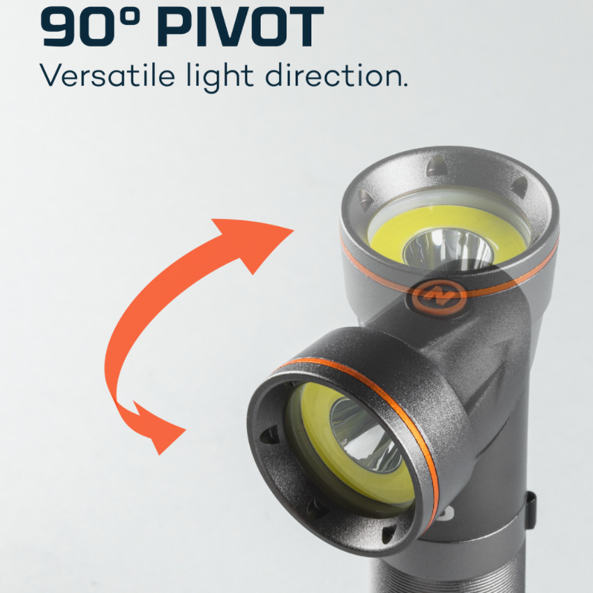 Επαναφορτιζόμενος Φακός Franklin Pivot 300lm της Nebo NEB55046 trazeras|NEB55046