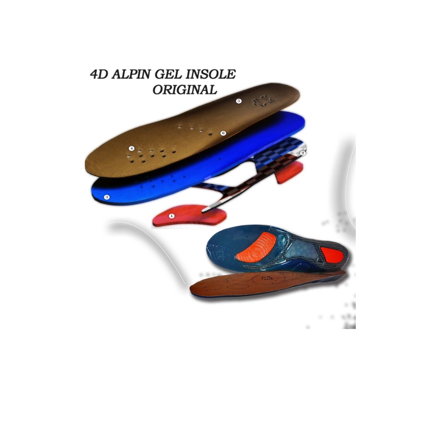 Ανατομικοί Πάτοι Gel 4D της Alpin ANT59806 trazeras|ANT59806