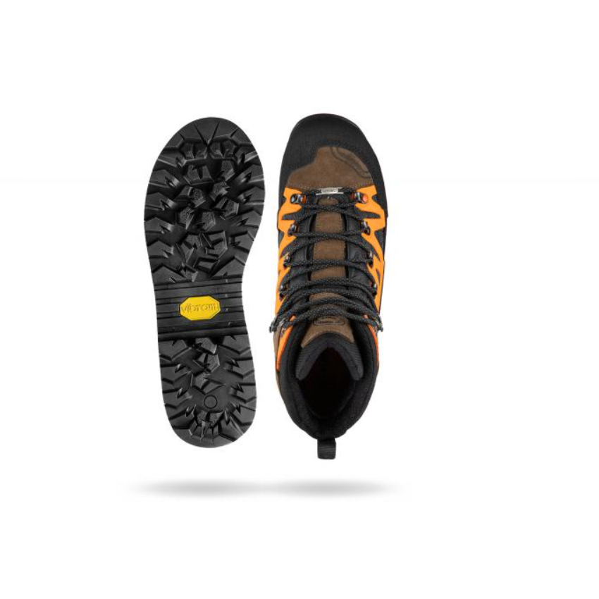 Μποτάκια Ascent Plus GTX με Δώρο Λίπος Φώκιας Συντήρησης, Mid 6'' (Dark Brown/Orange) της Crispi CRI34810 trazeras|CRI34810