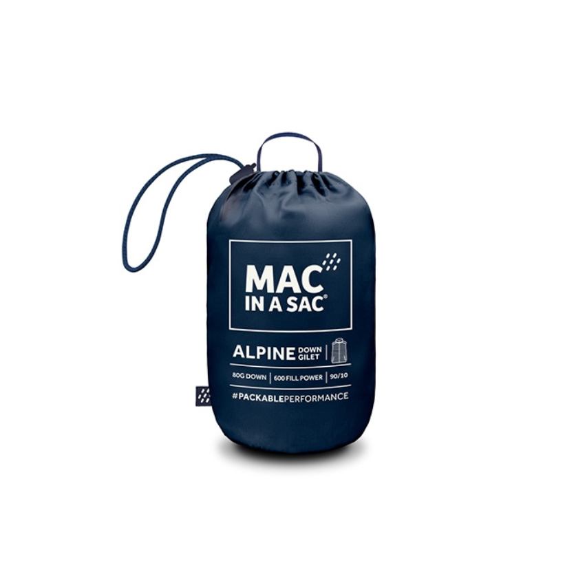 Γιλέκο Ανδρικό Πουπουλένιο Polar Gilet Alpine (Navy) της Mac In A Sac TSO46527 trazeras|TSO46527