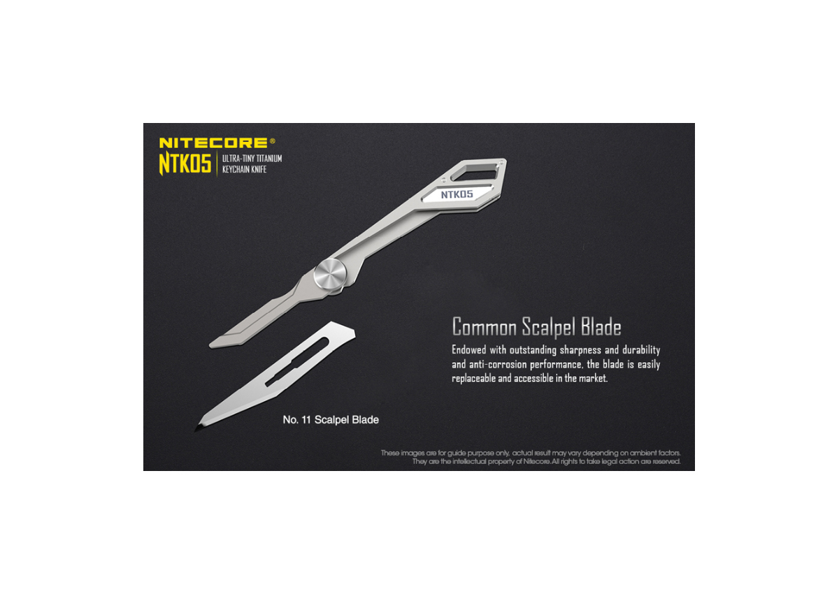 Μικρό Μαχαίρι Titanium Utility Knife NTK05 της Nitecore VAS45620 trazeras|VAS45620