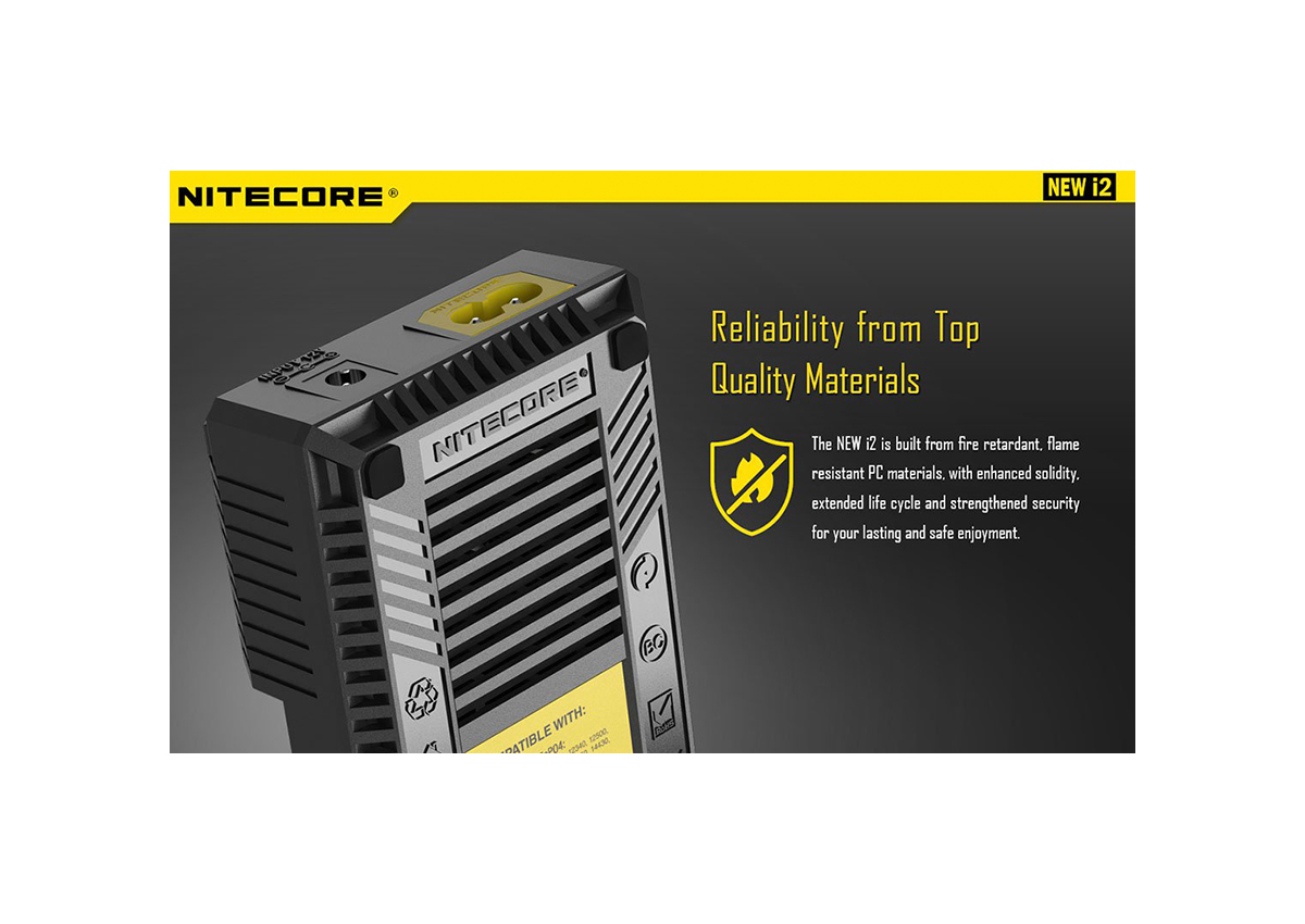 Φορτιστής i2EU Δύο Θέσεων της Nitecore VAS31269 trazeras|VAS31269