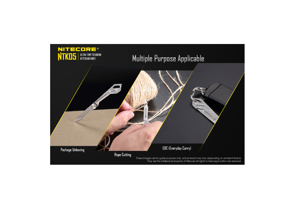 Μικρό Μαχαίρι Titanium Utility Knife NTK05 της Nitecore VAS45620 trazeras|VAS45620