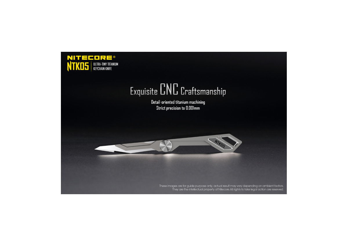 Μικρό Μαχαίρι Titanium Utility Knife NTK05 της Nitecore VAS45620 trazeras|VAS45620