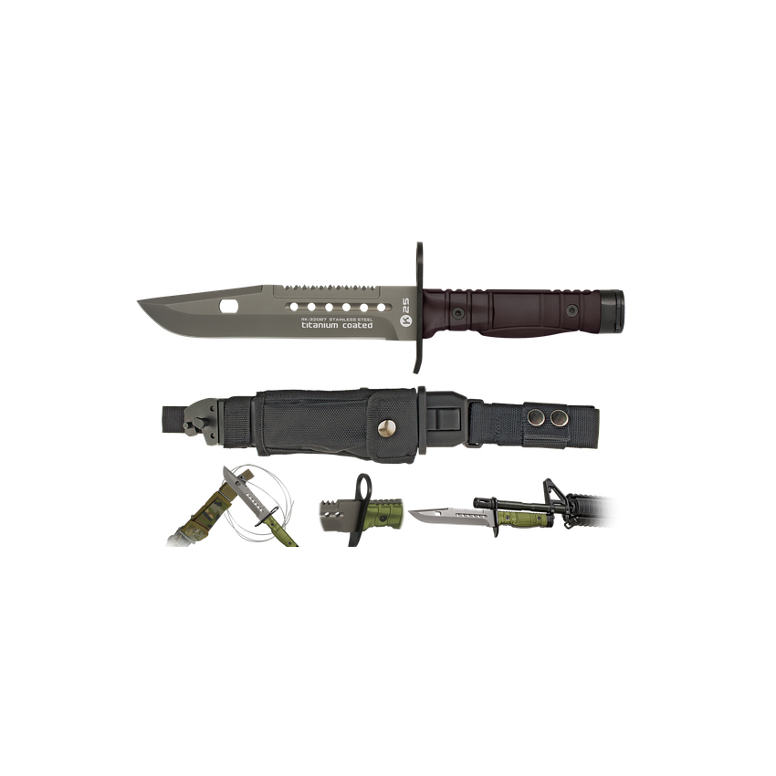 Μαχαίρι Bayonet Titanium Coated 32067 της K25 VAS46048 trazeras|VAS46048