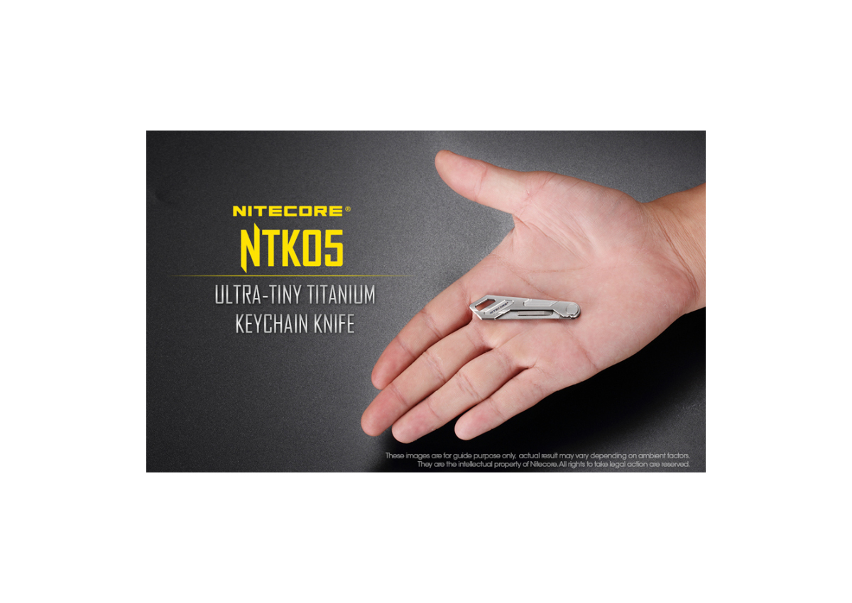Μικρό Μαχαίρι Titanium Utility Knife NTK05 της Nitecore VAS45620 trazeras|VAS45620