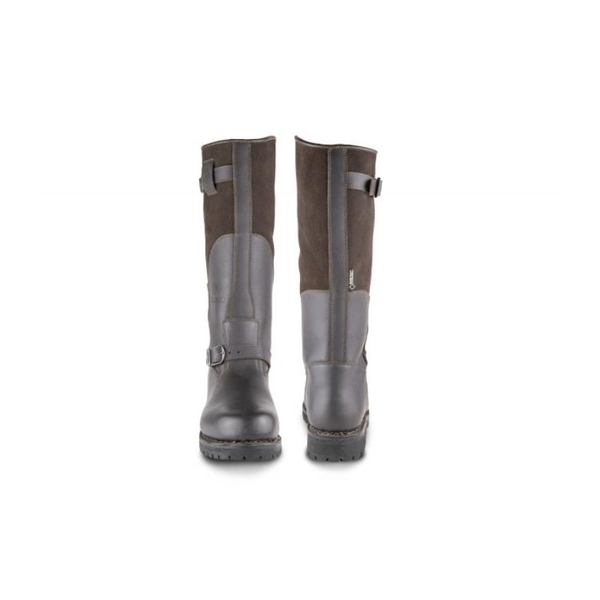 Αδιάβροχες Μπότες Finland Zip GTX με Φερμουάρ με Δώρο Λίπος Φώκιας Συντήρησης, High 9'' (Dark Brown) της Crispi CRI41572 trazeras|CRI41572
