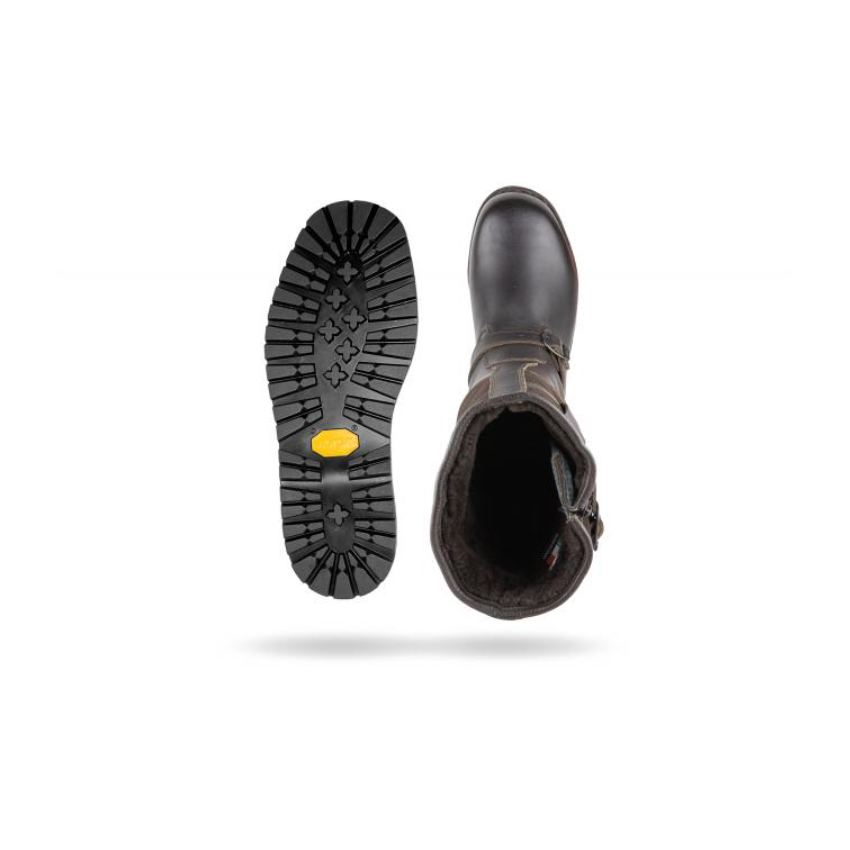 Αδιάβροχες Μπότες Finland Zip GTX με Φερμουάρ με Δώρο Λίπος Φώκιας Συντήρησης, High 9'' (Dark Brown) της Crispi CRI41572 trazeras|CRI41572