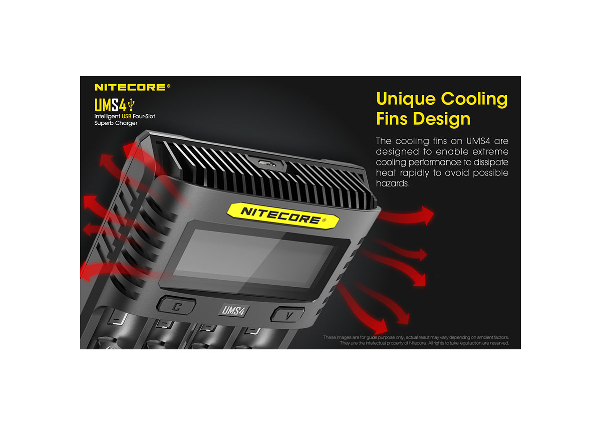 Φορτιστής UMS4 της Nitecore VAS42176 trazeras|VAS42176