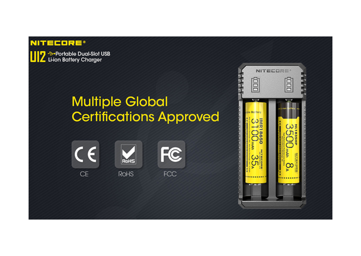 Φορτιστής UI2 της Nitecore VAS40702 trazeras|VAS40702
