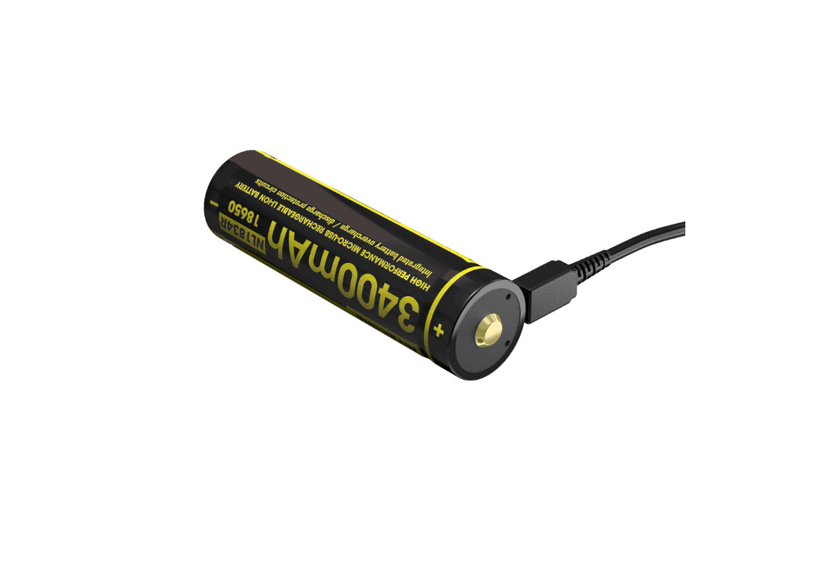 Μπαταρία 18650 / 3400mAh/Micro USB της Nitecore VAS094308 trazeras|AS094308