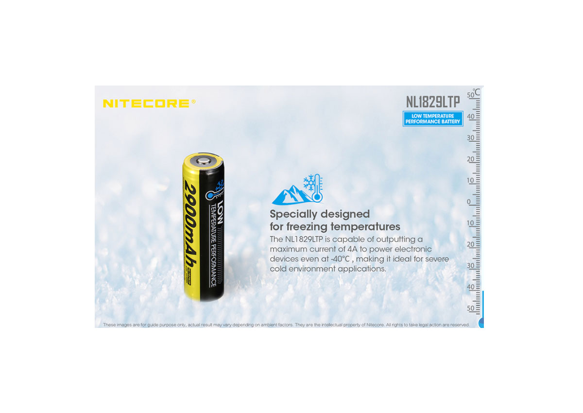 Επαναφορτιζόμενη Μπαταρία 18650/NL1829LTP της Nitecore VAS42188 trazeras|VAS42188