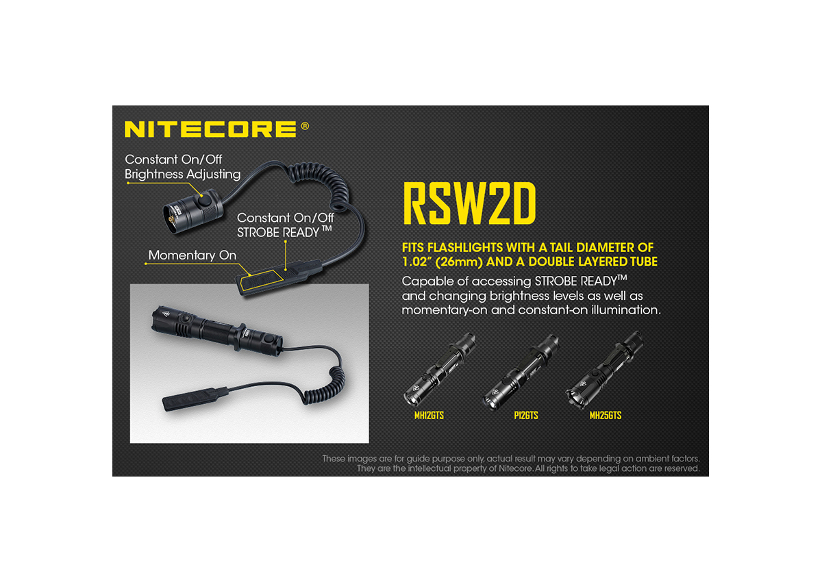 Διακόπτης Φακών με Σπιράλ για MH12GTS,P12GTS,MH25GTS της Nitecore VAS45647 trazeras|VAS45647