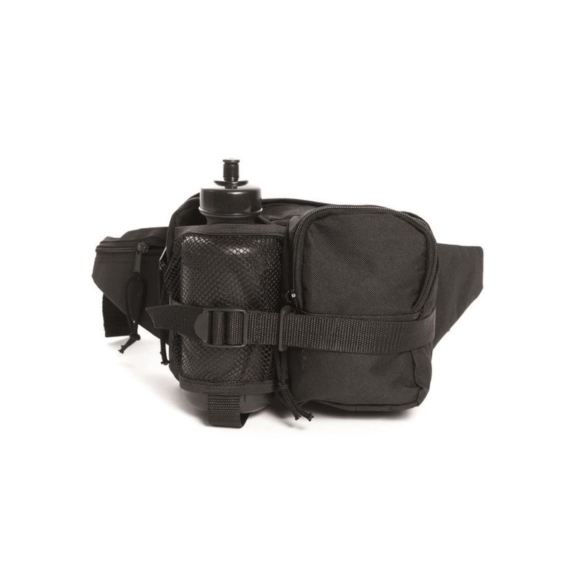 Τσαντάκι Μέσης Fanny Pack με Παγούρι (Μαύρο) της Mil-Tec STU35861 trazeras|STU35861