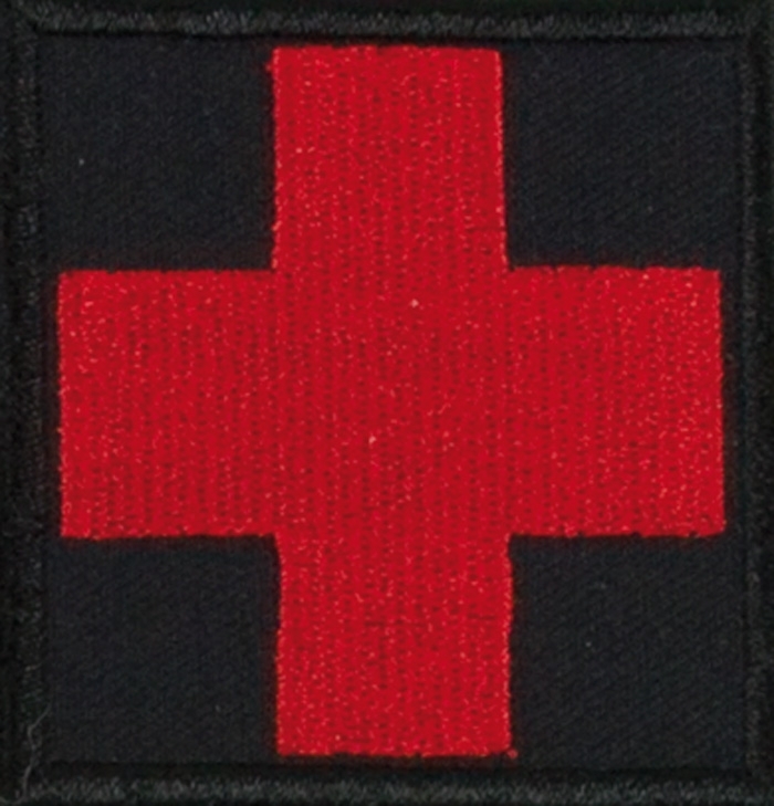 Σήμα Medic 5x5cm (Μαύρο / Κόκκινο) της Recon STR21249 trazeras|STR21249