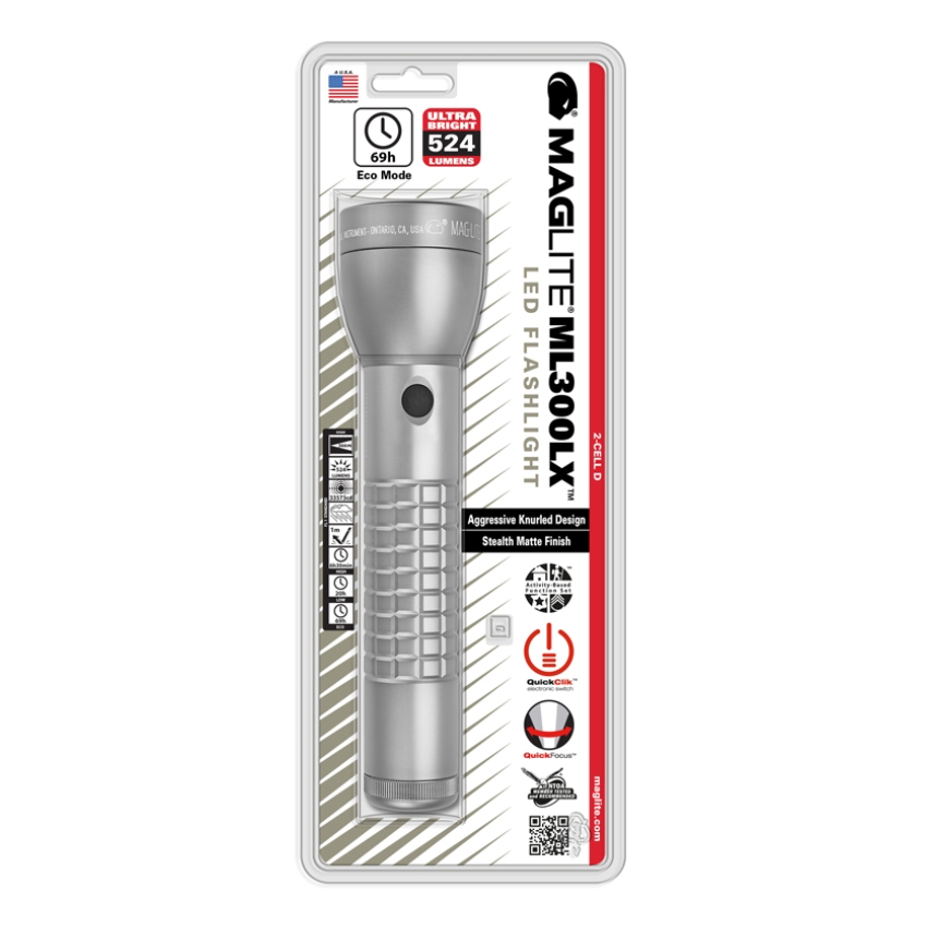 Φακός ML300LX Led (Γκρι) της Maglite EDI58133 trazeras|EDI58133