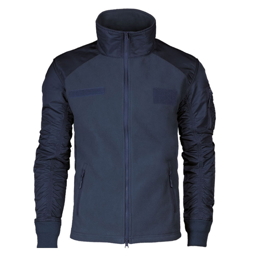 Ζακέτα Αστυνομίας Fleece USAF με Nylon Μανίκια (Navy) της Mil-tec STU46937 trazeras|STU46937
