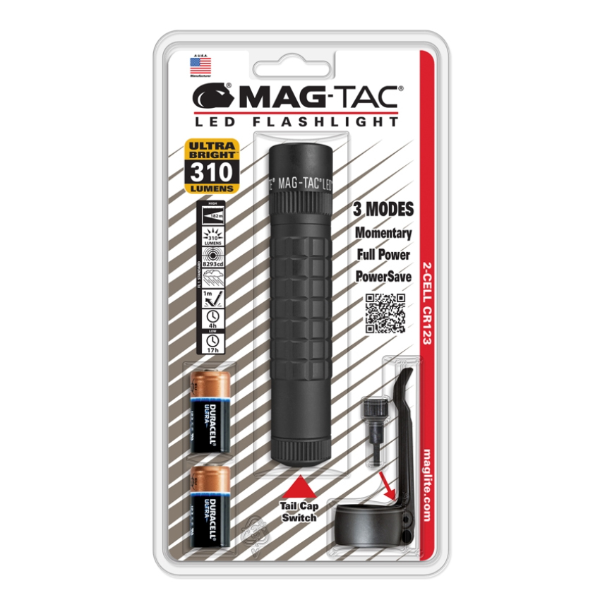 Φακός Mag-Tac Led με Απλή Κεφαλή (Μαύρο) της Maglite EDI58099 trazeras|EDI58099