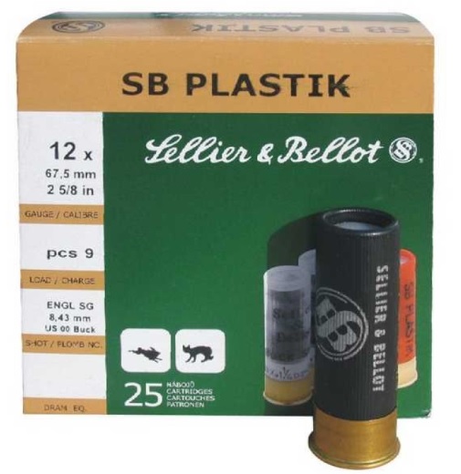 Φυσίγγια SB Plastik Δράμια 12/67,5 Cal. 9/Βολα της Sellier & Bellot KIR12551 trazeras|KIR12551