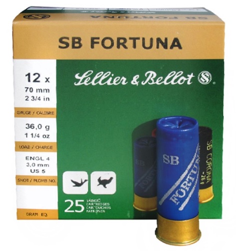 Φυσίγγια 36γρ. SB Fortuna 12/70 της Sellier & Bellot KIR12541 trazeras|KIR12541