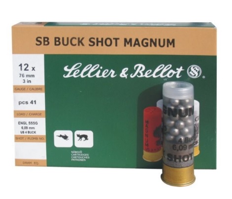 Φυσίγγια Magnum SB Buckshot Δραμια 12/76 Cal. της Sellier & Bellot KIR12552 trazeras|KIR12552