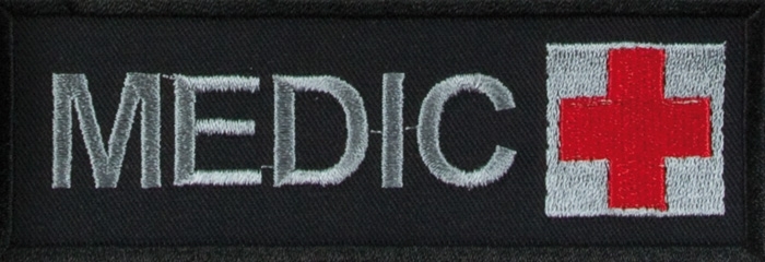 Σήμα Medic (Μαύρο/Λευκό) της Recon STR21247 trazeras|STR21247