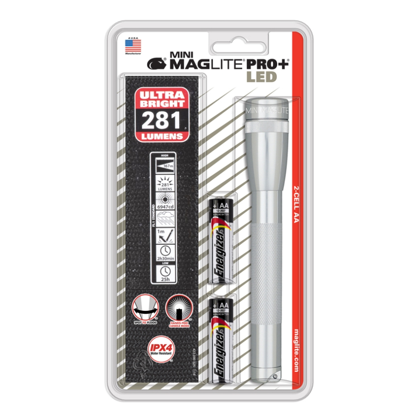 Φακός Mini Pro+ Led (2Χρώματα) της Maglite EDI58074 trazeras|EDI58074