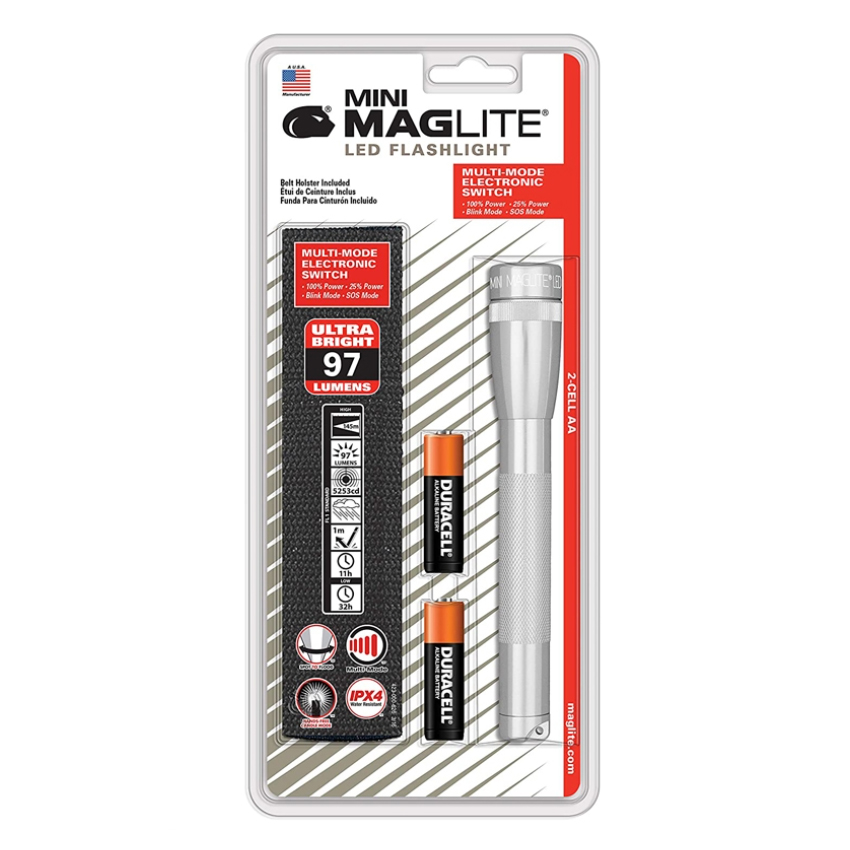 Φακός SP2210H Mini 2x AA Led (Ασημί) της Maglite EDI58066 trazeras|EDI58066
