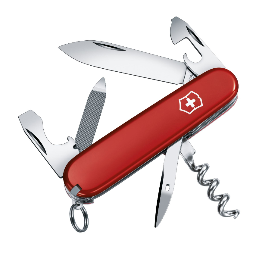 Πολυεργαλείο Swiss Army Knife Sportsman (Red) της Victorinox CAR45223 trazeras|CAR45223