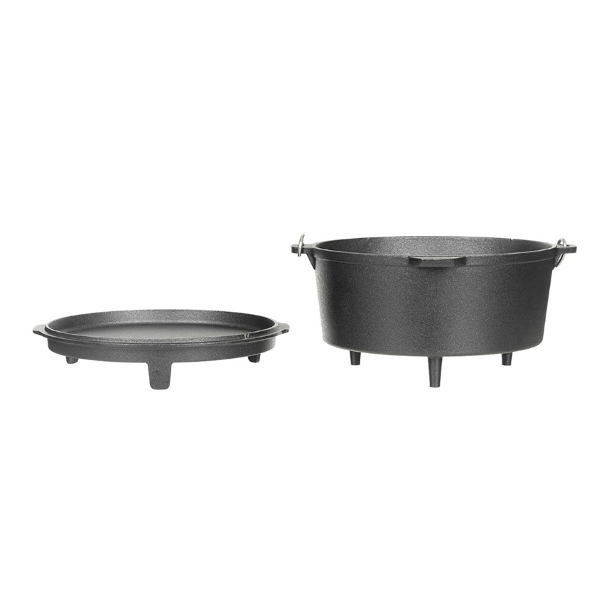 Μεταλλική Κατσαρόλα Pot Dutch Oven, Cast Iron 5,7L της Fox Outdoors, MAX58618 trazeras|MAX58618
