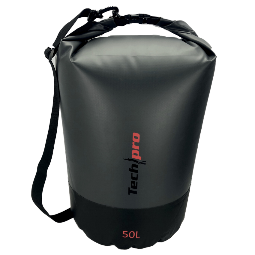 Στεγανό Σακίδιο PVC Tarpaulin 50L (Μαύρο) της Tech Pro, ION58915 trazeras|ION58915