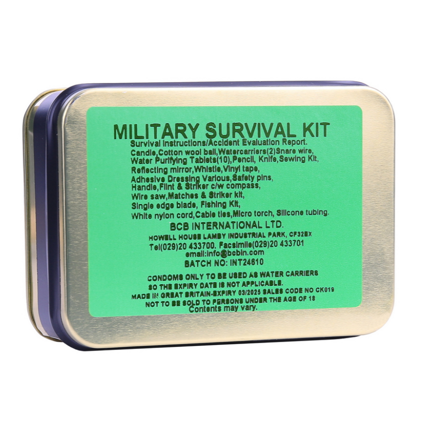 Kit Επιβίωσης Militray Survival Kit, CK019 της BCB, VAN58860 trazeras|VAN58860