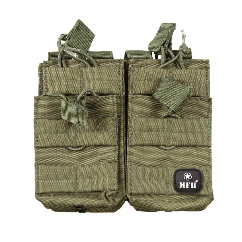 Τετραπλή Θήκη Γεμιστήρων, Modular Pouch Molle OD Green (Πράσινο) της Max Fuchs MAX58609 trazeras|MAX58609