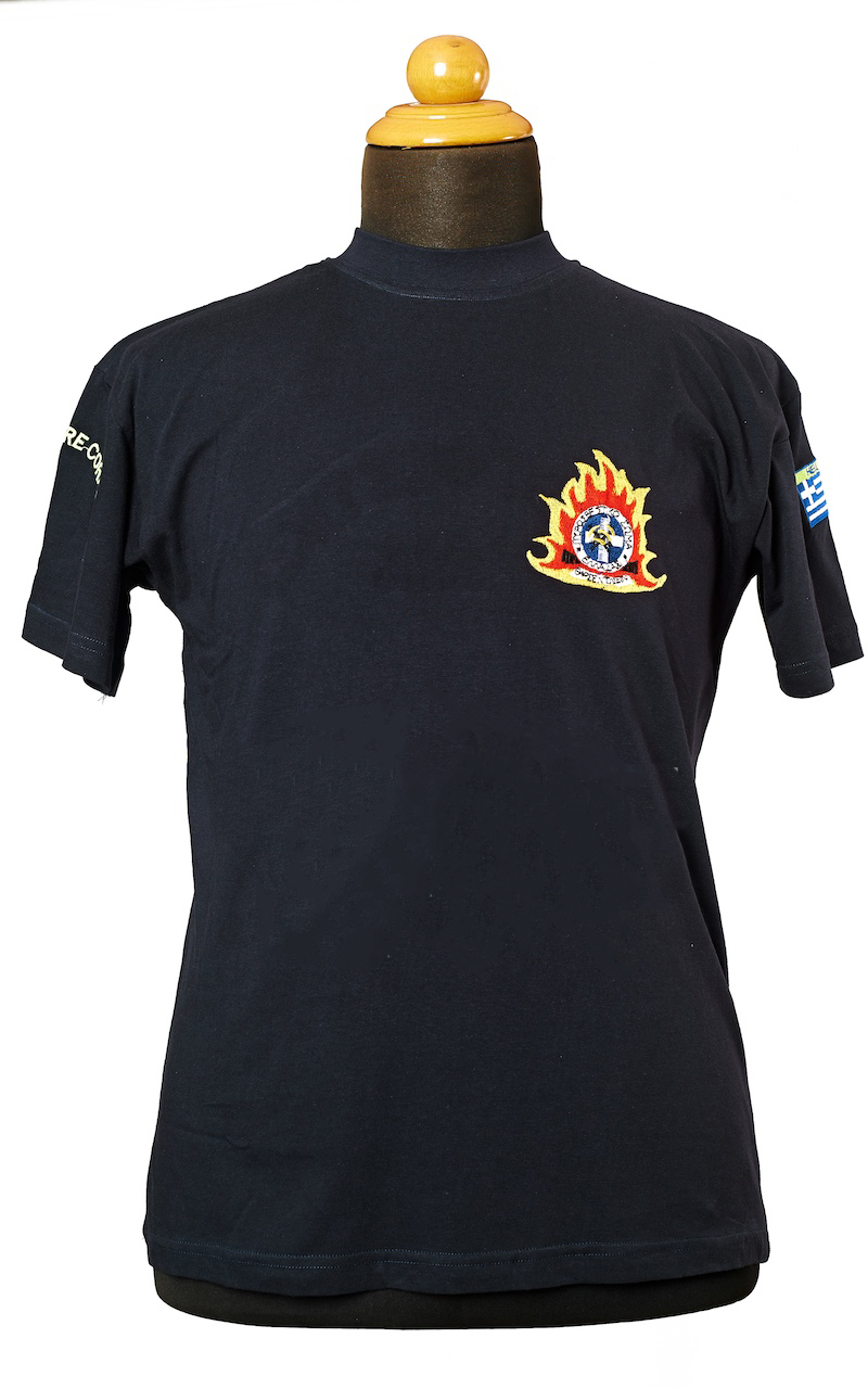 Μπλουζάκι T-shirt Πυροσβεστικής (Κίτρινα Γράμματα) της Chris TRA05840 trazeras|TRA05840