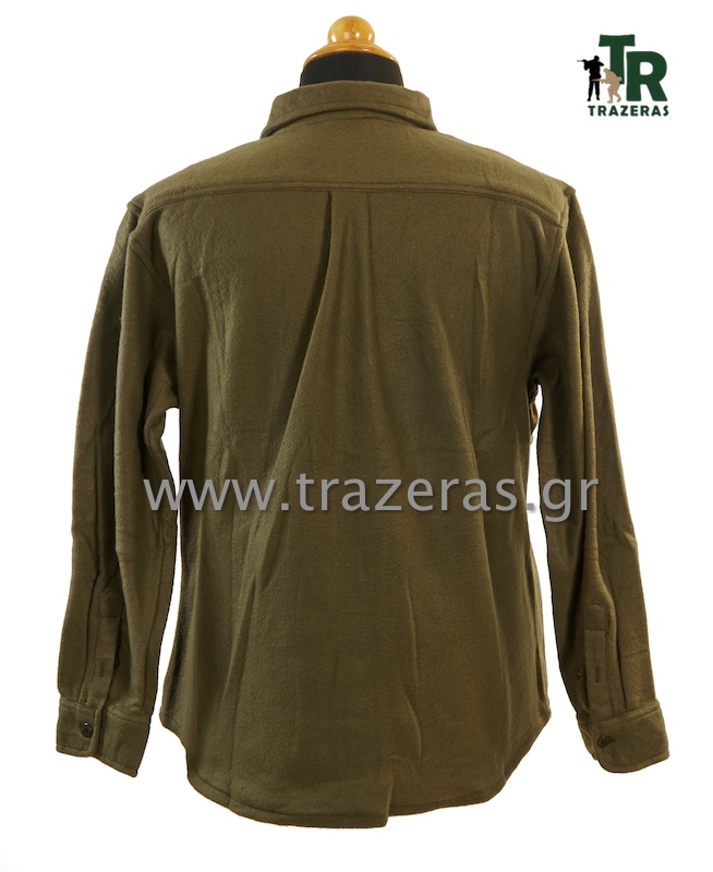 Χειμερινό Πουκάμισο Fleece (Χακί) της VA VAL11076 trazeras|VAL11076